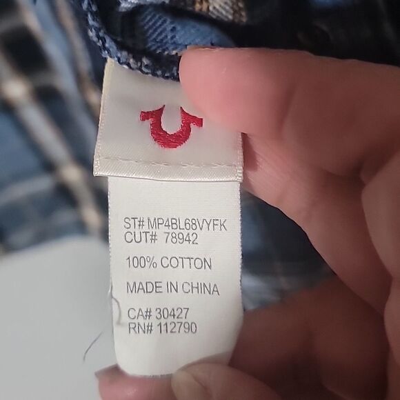 True Religion Plaid Shirt - Picture 5 of 7